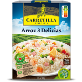 ARROZ 3 DELICIAS CARRETILLA P/250 GR