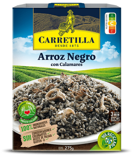 ARROZ NEGRO C/CALAMARES LA CARRETILLA P/300 GR