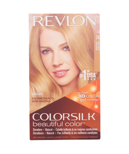 TINTE PELO RVL COLORSILK Nº74 RUBIO MEDIO UD