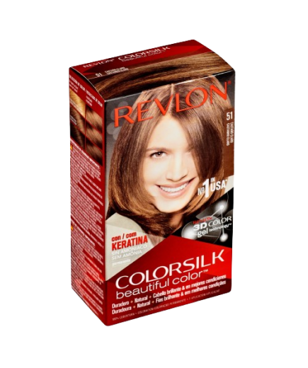 TINTE PELO RVL COLORSILK Nº51 CASTAÑO CLARO UD