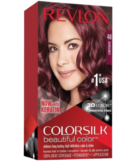 TINTE PELO RVL COLORSILK Nº48 BORGOÑA UD