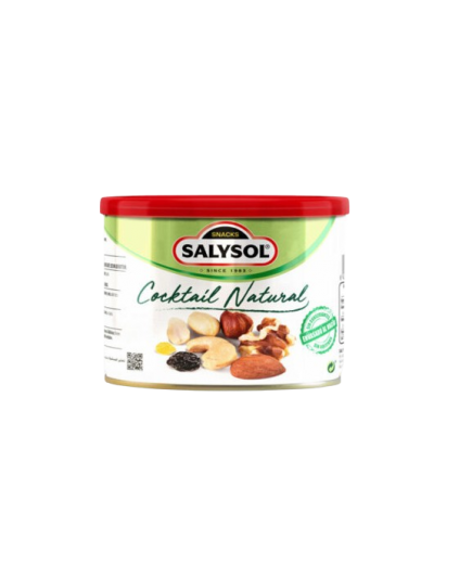 FRUTOS SECOS COCKTAIL NATURAL SALYSOL LATA 250 GR