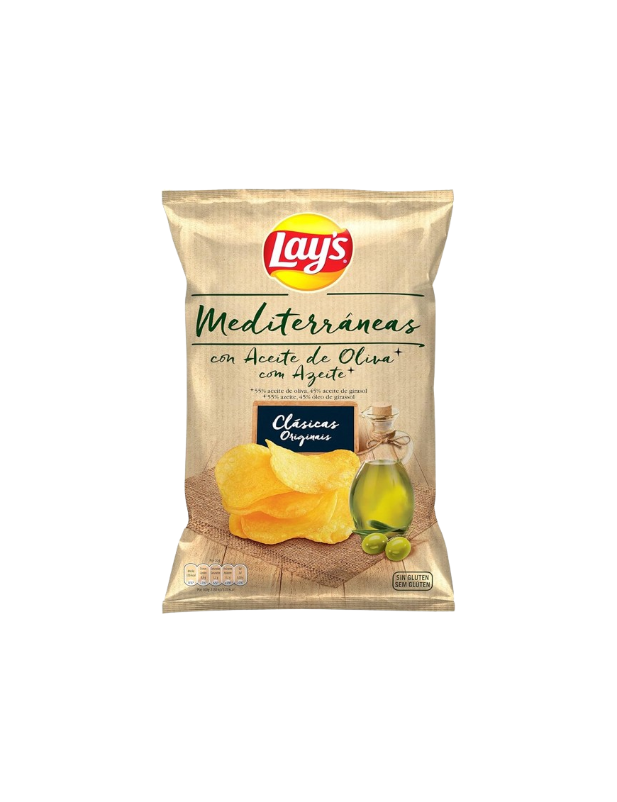 MATUTANO/LAYS PATATAS FRITAS MEDITERR A/O B/150 GR