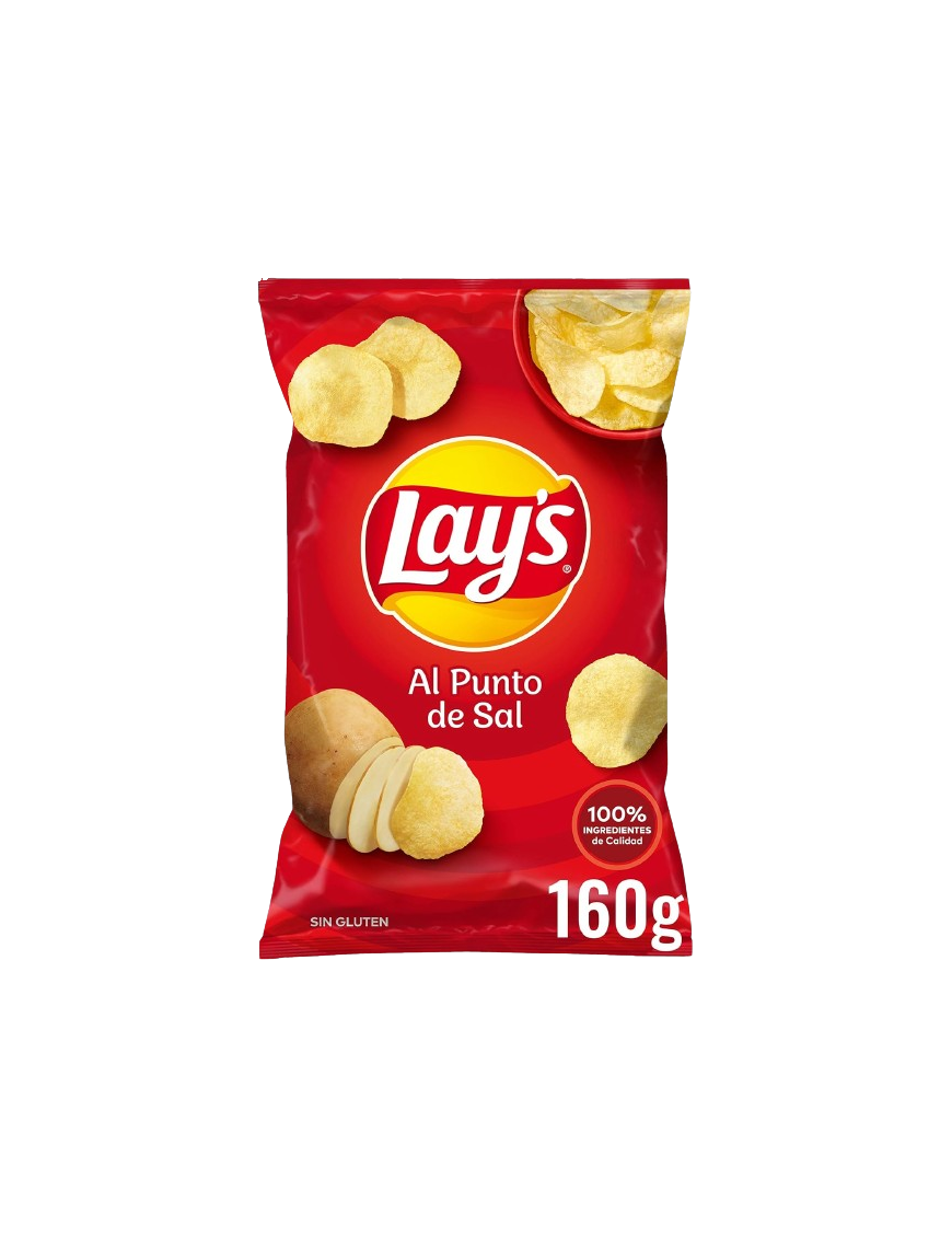 MATUTANO/LAYS PATATAS FRITAS PUNTO SAL B/160 GR