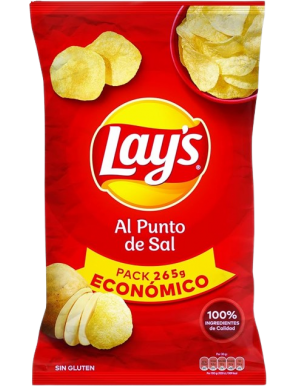 MATUTANO/LAYS PATATAS FRITAS PUNTO SAL ECO B/265GR