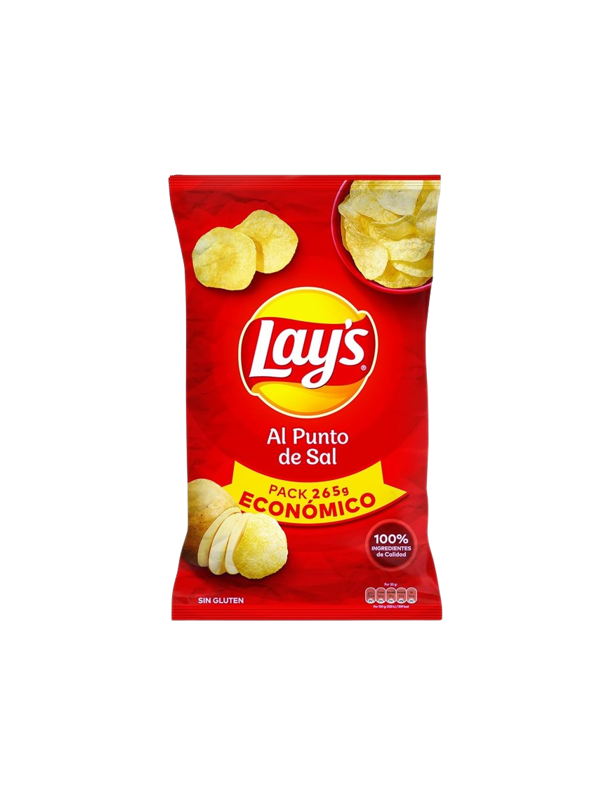 MATUTANO/LAYS PATATAS FRITAS PUNTO SAL ECO B/265GR