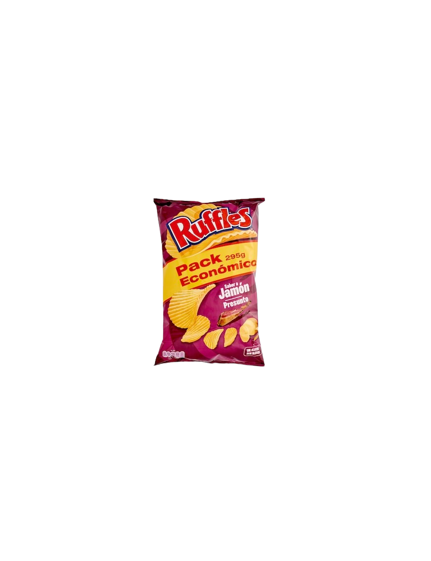 MATUTANO/RUFFLES PATATAS FRITAS JAMON ECO B/275GR