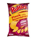 MATUTANO/RUFFLES PATATAS FRITAS JAMON ECO B/275GR