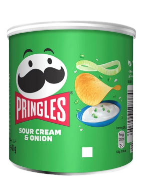 PATATAS FRITAS PRINGLES CREAM & ONION 40 GR