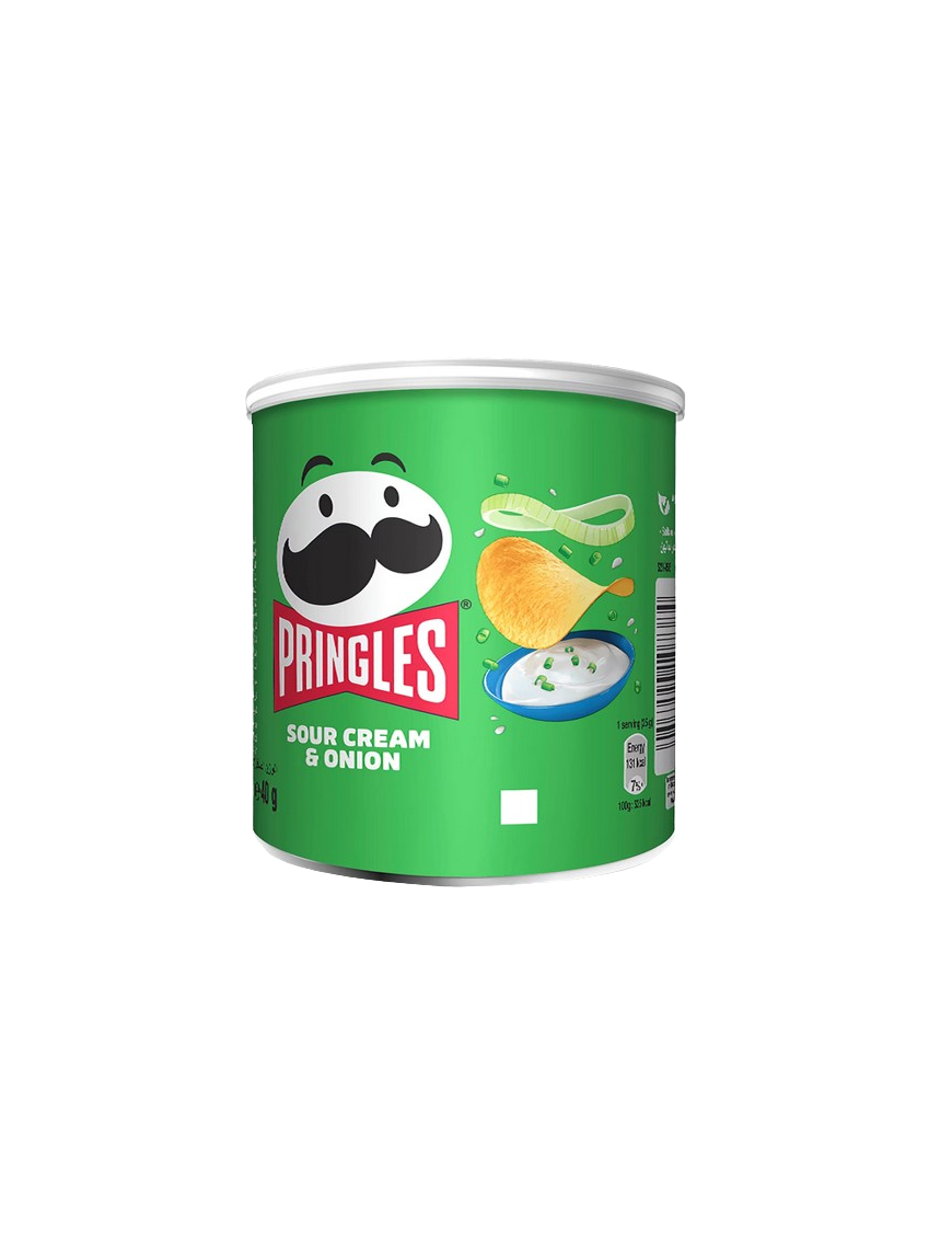 PATATAS FRITAS PRINGLES CREAM & ONION 40 GR
