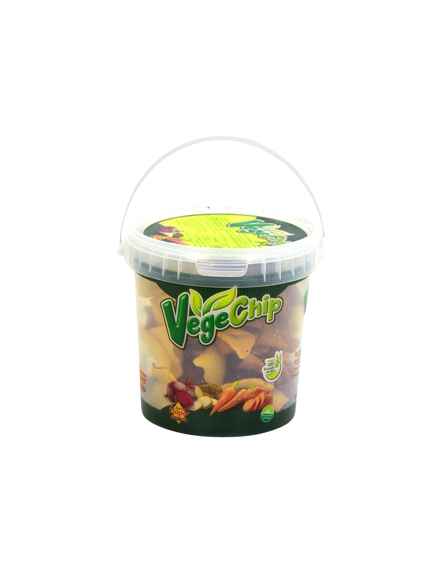 VEGETALES FRITOS VEGECHIP FLAPER CUBO 600GR