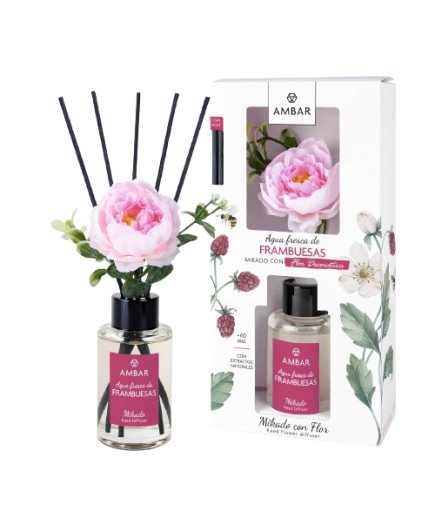 AMBIENTADOR AMBAR MIKADO-FLOR FRAMBUESA B/75 ML