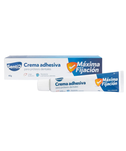 CREMA ADHESIVA SENTI2 SIN SABOR TUBO 40 GR