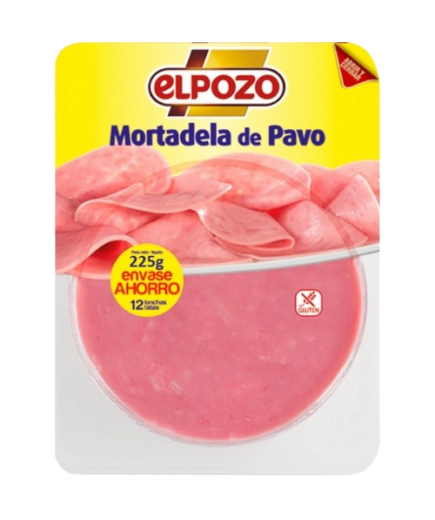 MORTADELA C/12976 PAVO LONCHA POZO B/225 GR