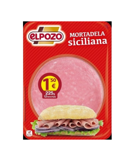 MORTADELA C/14562 LONCH SICILIANA POZO 1.5€ B/225G