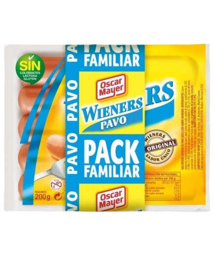 SALCH.C/37048 WIENERS PAVO O.MAYER P/3.B/5 UD 600G