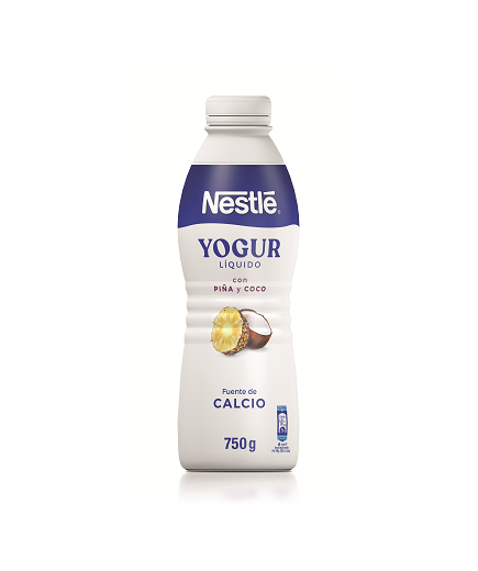 NESTLE YOGUR LIQUIDO C/PIÑA Y COCO B/750G