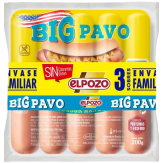 SALCHICHA E/POZO BIG PAVO C/14237 P/3.X200G (2.5€)