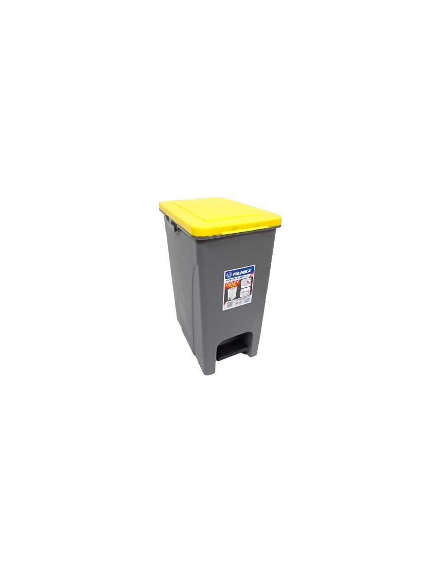 CUBO BASURA C/PEDAL 30 L PAMEX UD