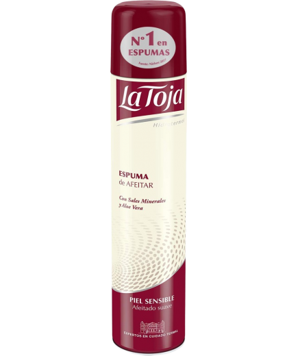 ESPUMA AFEITAR LA TOJA SENSIBLE SP/250 ML