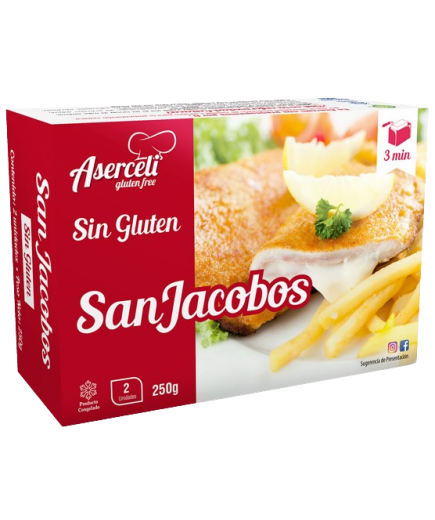 SAN JACOBOS SIN GLUTEN ASERCELI  EST/2UD 250 GR