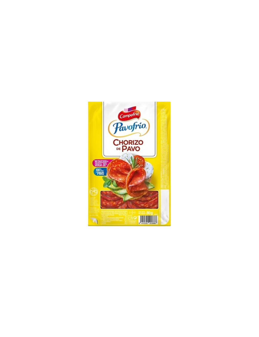 CHORIZO LONCHA CAMPOFRIO PAVO C/38063 B/80G