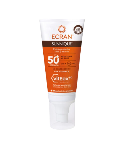 SOL BRONCEADOR ECRAN FACIAL F-50+ TUBO 50ML