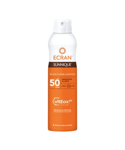 SOL BRONCEADOR ECRAN INVISIBLE F-50 AEROSO 250ML