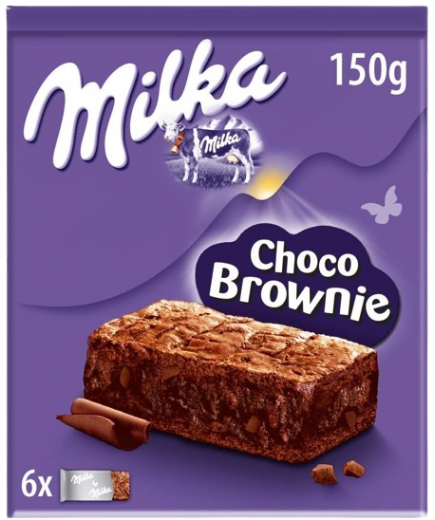 GALLETAS MILKA CHOCO BROWNIE P/6 UD