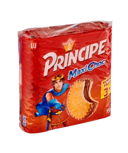 GALLETAS PRINCIPE MAXI/CHOCO PACK 3X250 GR