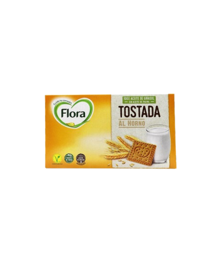 GALLETAS FLORA TOSTADA AL HORNO P/450GR