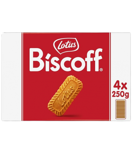 GALLETAS LOTUS BISCOFF CANELA 4X250 1.KG.