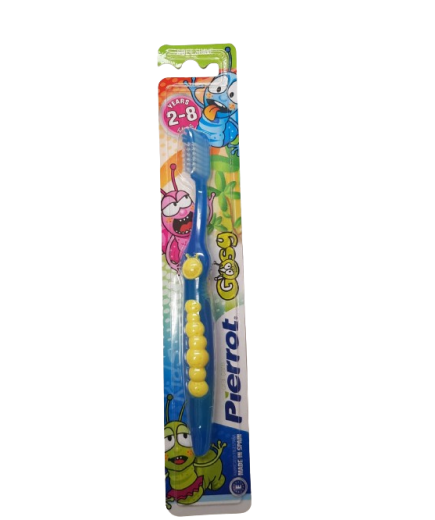 CEPILLO DENTAL PIERROT GUSY 2-8 AÑOS SUAVE UD