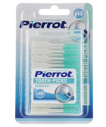 CEPILLO INTERDENTAL PIERROT TOOTHPICKS P/40 UD