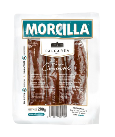 MORCILLA PALCARSA BOLSA 200 GR