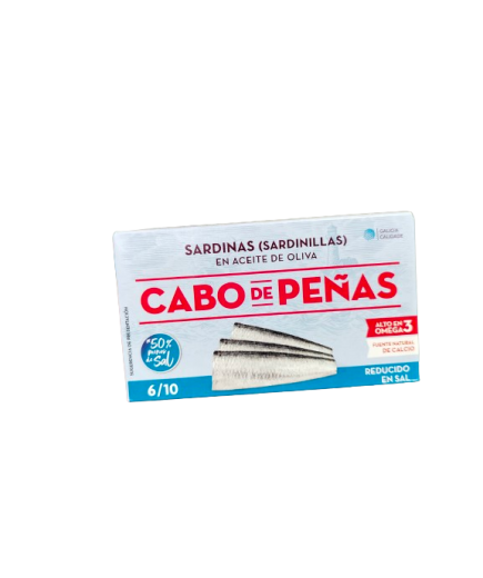 SARDINILLAS CABO PEÑAS B/SAL  A/OLIVA L/62GR