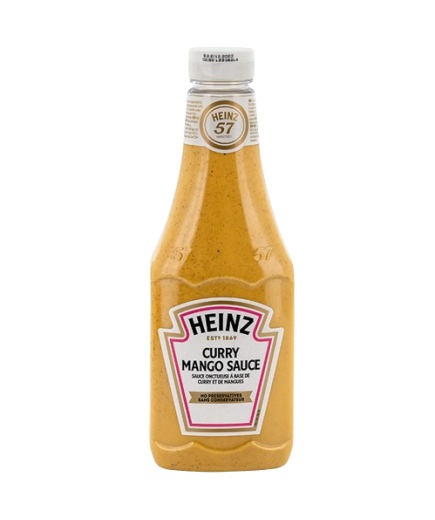SALSA CURRY/MANGO HEINZ PET 875 ML