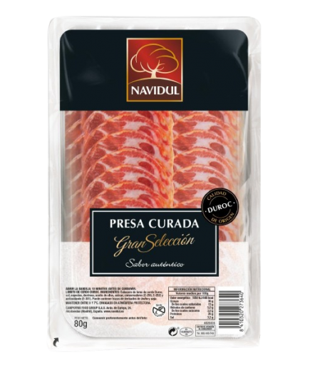 PRESA DUROC LONCHA C/27364 NAVIDUL B/80 GR