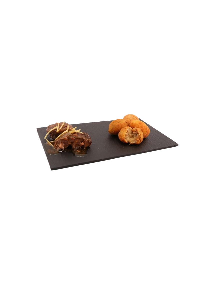 CROQUETA DE FER CARRILLADAS IBERICA V/T B/400.GR.