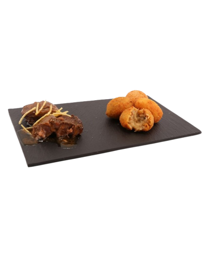 CROQUETA DE FER CARRILLADAS IBERICA V/T B/400.GR.