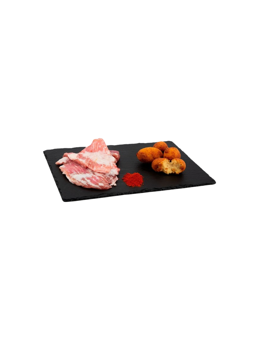 CROQUETA DE FER SECRETO IB.PIMENTON 12 UD B/400.GR
