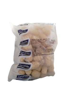 CROQUETA  BACALAO EUROFRITS B/1 KG