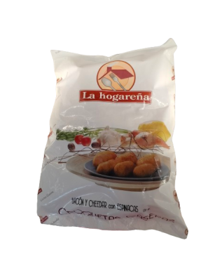 CROQUETA HOGAREÑA ESPINACA/B/CHEDDAR.B/1.KG