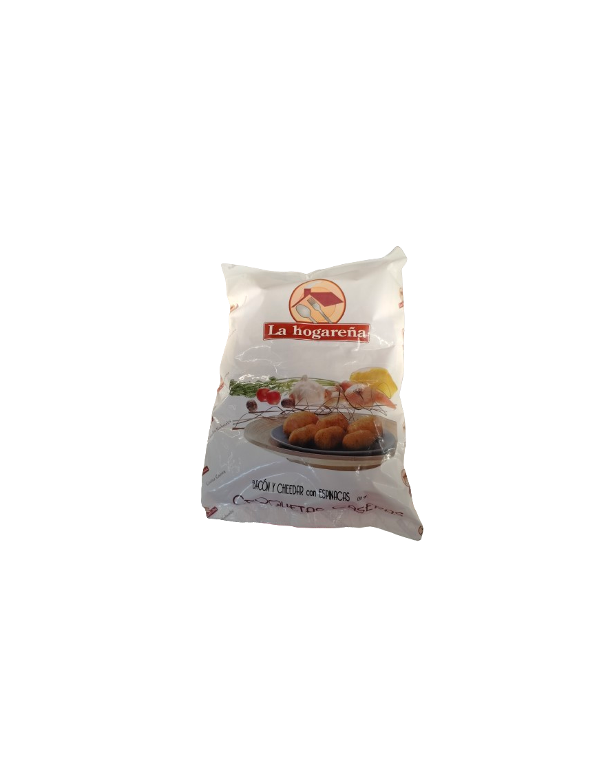 CROQUETA HOGAREÑA ESPINACA/B/CHEDDAR.B/1.KG