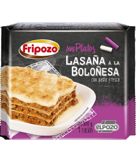 LASAÑA CONG.FRIPOZO C/3327 BOLSA/300.GR.