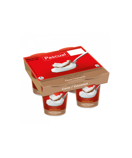 YOGUR PASCUAL SABOR COCO PACK-4 UD