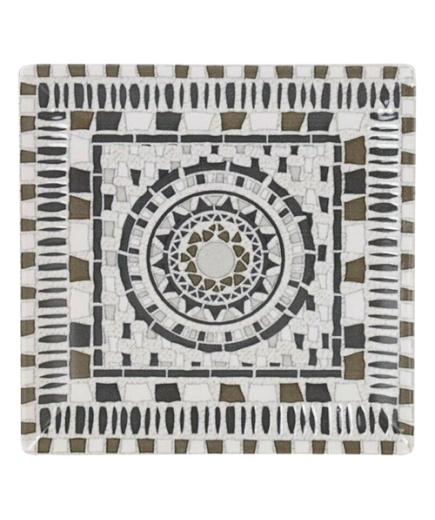 PLATO CUADRADO BARROC ELITE 24X24CM  REF/B250011D