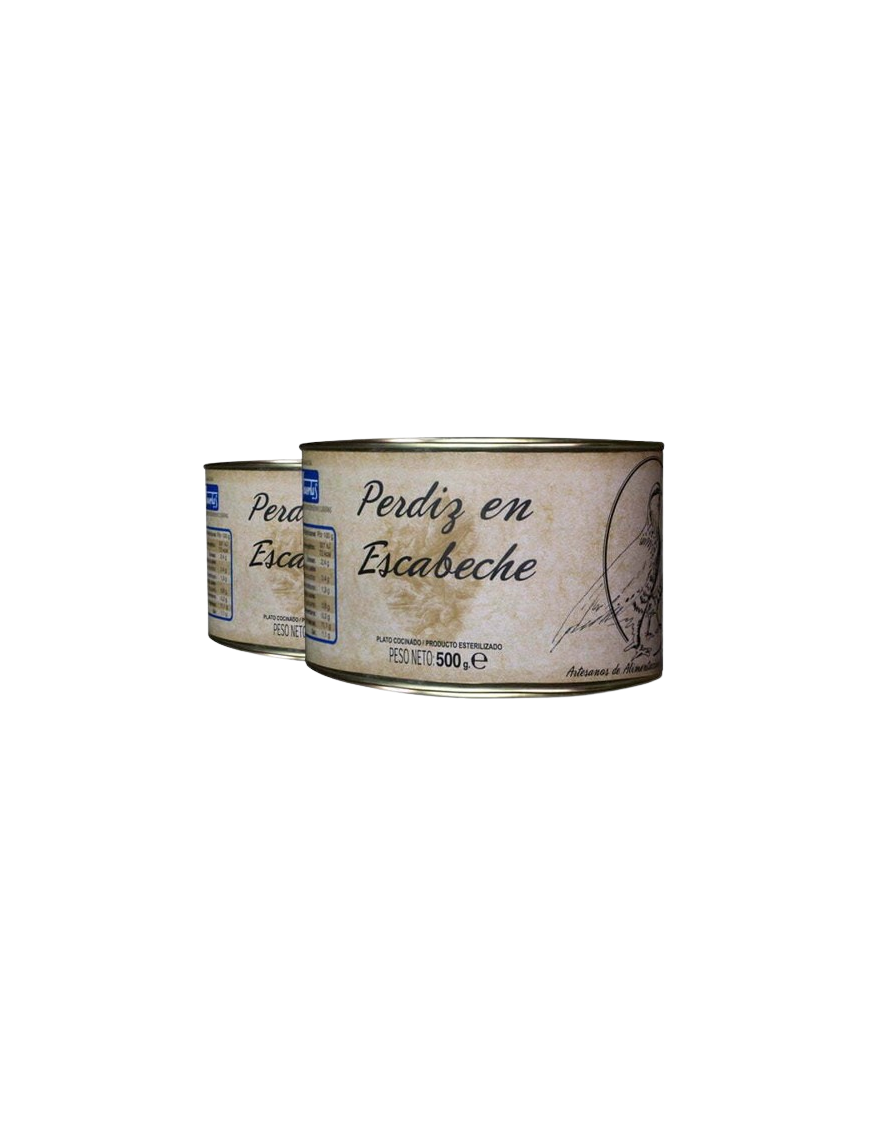 PERDIZ ESCABECHE HUERTAS P/2UD L/500GR