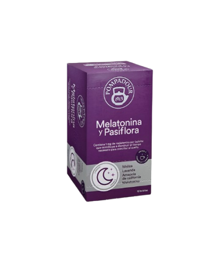 INFUSION POMPADOUR MELATONINA Y PASIFLORA EST/15U
