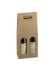 BOTELLERO CARTON 2 BOTELLA COLOR KRAFT UNIDAD